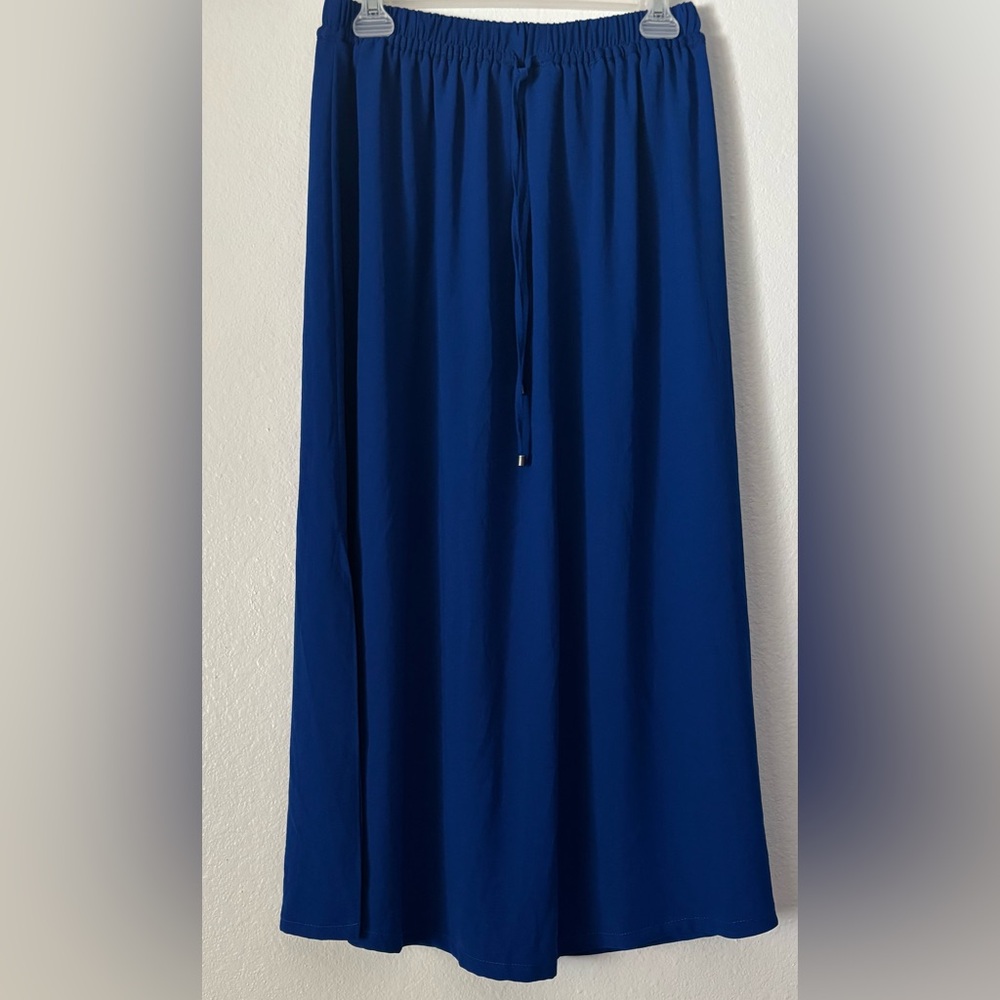 ZARA Blue A-Line Maxi Skirt for Cocktail Events  Size S